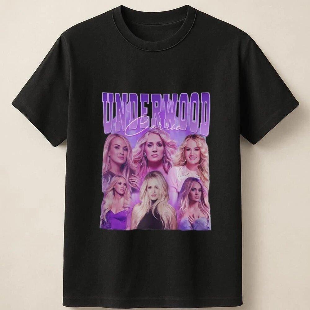 Carrie Underwood T Shirt With Feminine Purple Fan Edit Unisex T Shirt 165